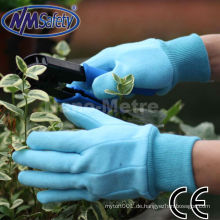 NMSAFETY blaue Baumwollhandschutzhandschuhe